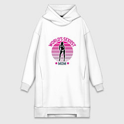 Женская толстовка-платье Сексуальная мама