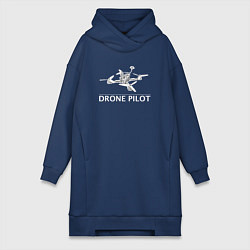 Женская толстовка-платье Drones pilot