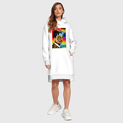 Женское худи-платье Salvador Dali: Art, цвет: белый — фото 2