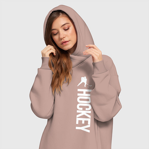 Женская толстовка-платье Hockey / Пыльно-розовый – фото 3