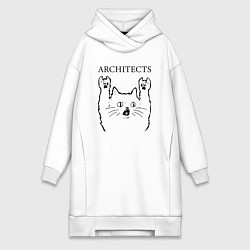 Женская толстовка-платье Architects - rock cat