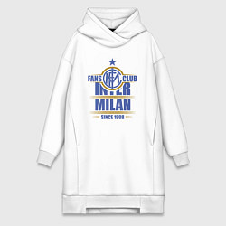 Женская толстовка-платье Inter Milan fans club