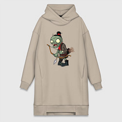 Женская толстовка-платье Зомби лучник