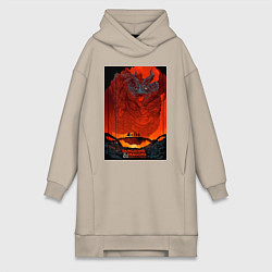 Женское худи-платье DnD Dices: Honor Among Thieves, цвет: миндальный