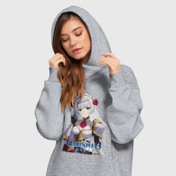 Женское худи-платье Genshin Noelle, цвет: меланж — фото 2