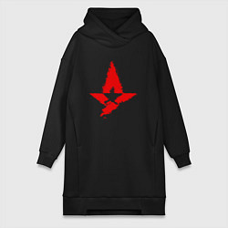 Женская толстовка-платье Astralis art