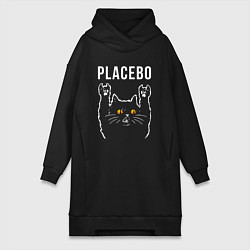 Женская толстовка-платье Placebo rock cat