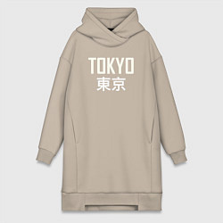 Женская толстовка-платье Japan - Tokyo