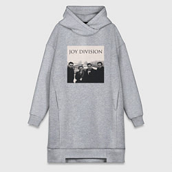 Женская толстовка-платье Тру фанат Joy Division