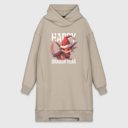 Женская толстовка-платье Happy Dragon year