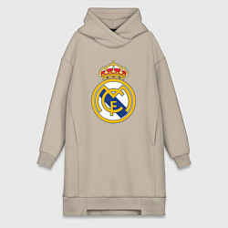 Женская толстовка-платье Real madrid fc sport