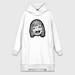 Женская толстовка-платье Ahegao baby