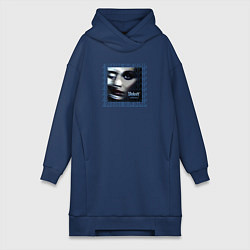 Женское худи-платье Slipknot: Adderall, цвет: тёмно-синий