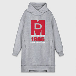 Женское худи-платье Depeche Mode - Black Celebration album merch, цвет: меланж