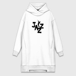 Женская толстовка-платье Jazz theme