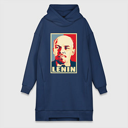 Женская толстовка-платье Владимир Ильич Ленин