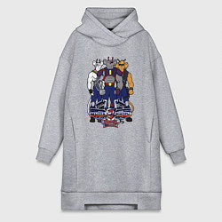 Женская толстовка-платье Мыши рокеры с марса - все