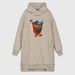 Женская толстовка-платье Album Invincible Shield - Judas Priest