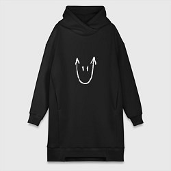 Женская толстовка-платье Devil Smiley