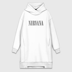 Женская толстовка-платье Nirvana black album