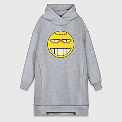 Женская толстовка-платье Чёткий колобок-гопник