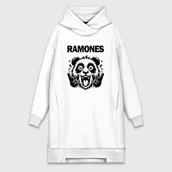 Женская толстовка-платье Ramones - rock panda