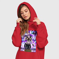 Женское худи-платье League Of Legends Akali Kda, цвет: красный — фото 2