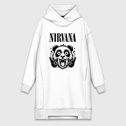 Женская толстовка-платье Nirvana - rock panda