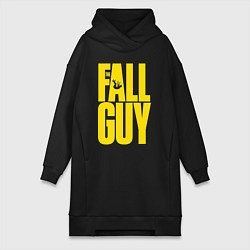 Женская толстовка-платье The fall guy logo