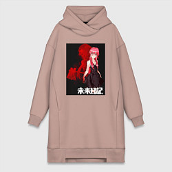 Женская толстовка-платье Дневник будущего Юно