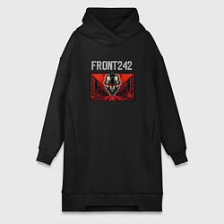 Женская толстовка-платье Front 242 - tour with fla