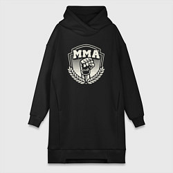 Женская толстовка-платье Кулак MMA