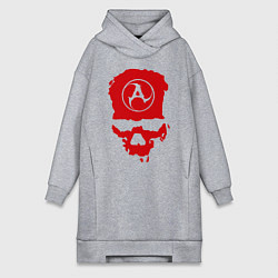Женская толстовка-платье Amatory Skull