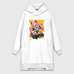 Женское худи-платье Zenless Zone Zero Nikole, цвет: белый