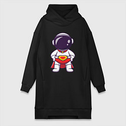 Женская толстовка-платье Super spaceman