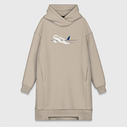 Женская толстовка-платье Сухой Суперджет 100 цветной