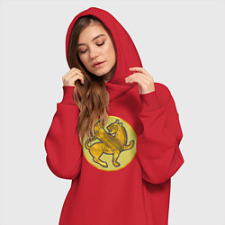 Женское худи-платье Империя Сасанидов из Total War: Attila, цвет: красный — фото 2