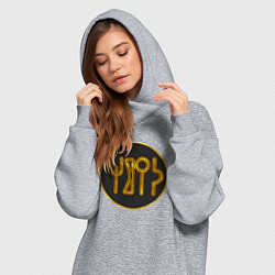 Женское худи-платье Химьяр из Total War: Attila, цвет: меланж — фото 2