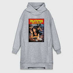 Женское худи-платье Криминальное чтиво - Мия, цвет: меланж