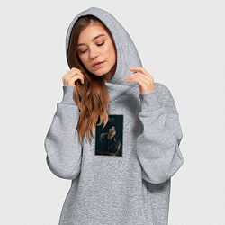 Женское худи-платье Suga Butter, цвет: меланж — фото 2