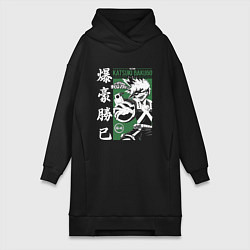 Женская толстовка-платье Моя геройская академия My Hero Academia Кацуки Бак