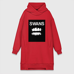 Женская толстовка-платье Swans Filth