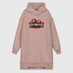 Женская толстовка-платье Sport fitness center