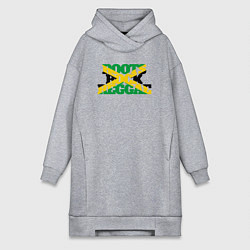 Женская толстовка-платье Roots rock reggae