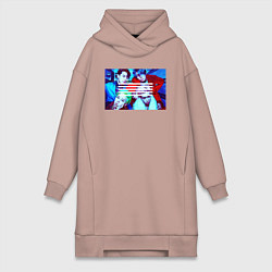 Женская толстовка-платье Big Bang в ярких образах K-pop