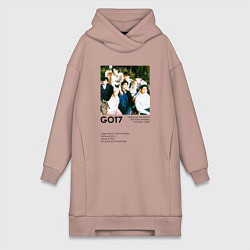 Женская толстовка-платье GOT7 группа основание