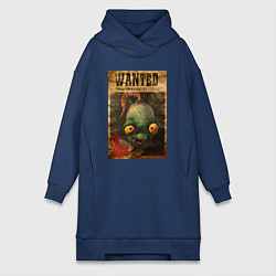 Женская толстовка-платье Oddworld - wanted