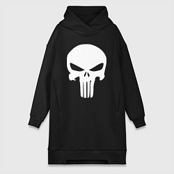 Женская толстовка-платье Punisher logo