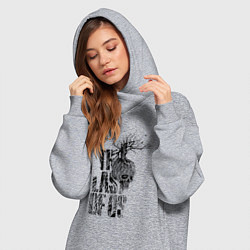Женское худи-платье The last of us cory vp, цвет: меланж — фото 2