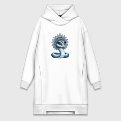 Женская толстовка-платье Змея королева